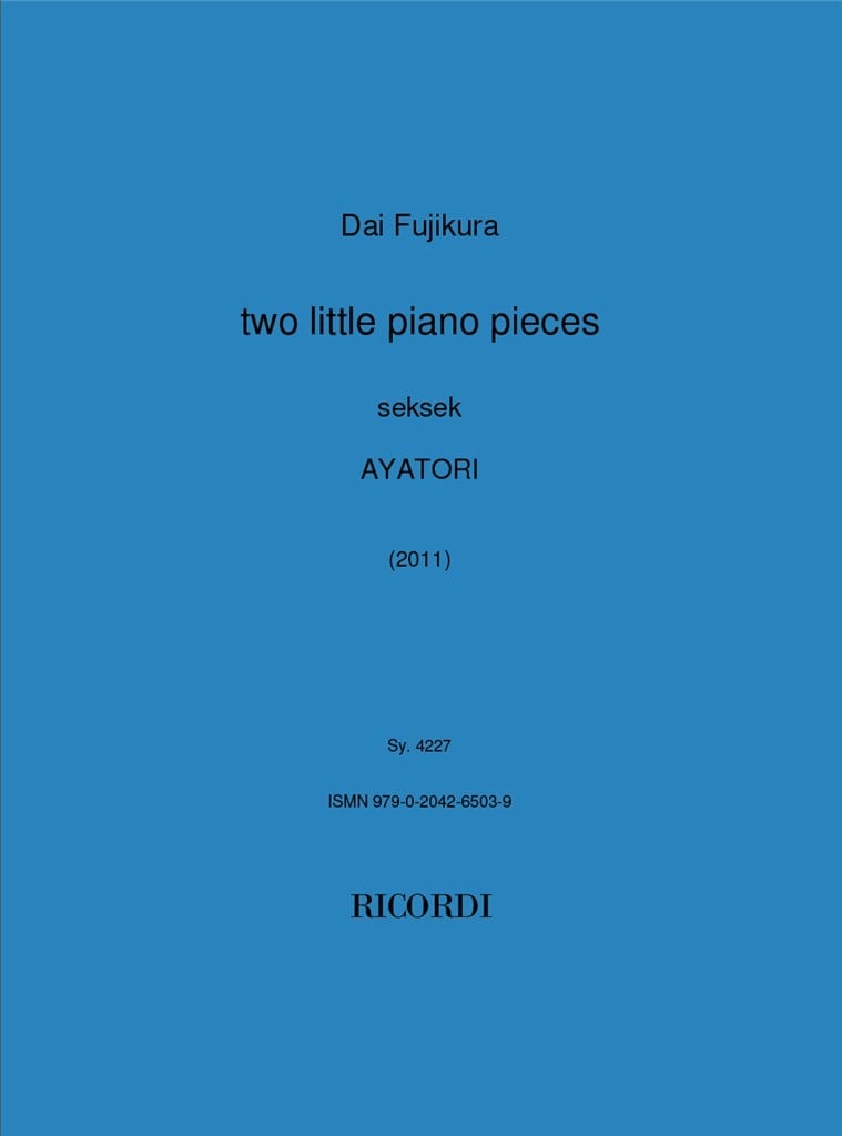 Two Little Piano Pieces